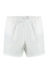 Z Zegna Nylon Swim Shorts In White