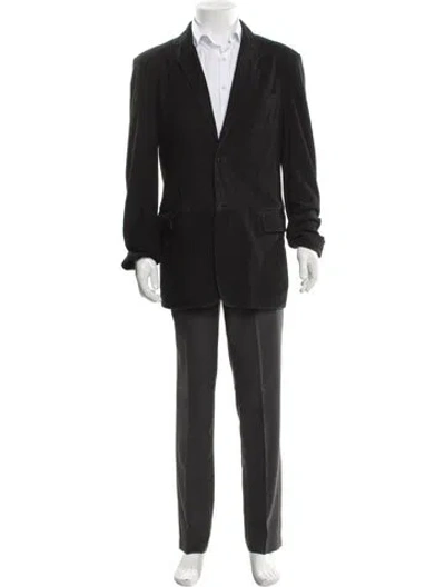 Pre-owned Z Zegna Overcoat In Gray
