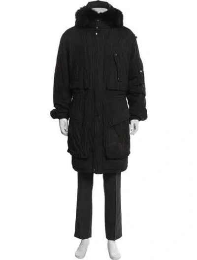 Pre-owned Z Zegna Parka In Black