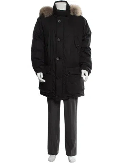 Pre-owned Z Zegna Parka In Black