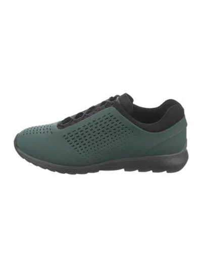 Pre-owned Z Zegna Rubber Sneakers In Green