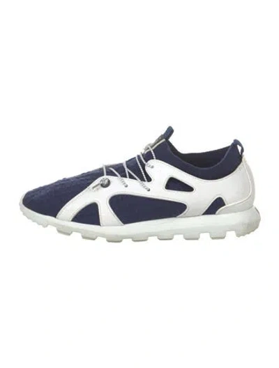 Pre-owned Z Zegna Sneakers In Blue/white
