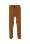 Z ZEGNA ZEGNA PRESSED CREASE TAPERED TROUSERS