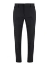 Z Zegna Stretch Cotton Trouser In Negro