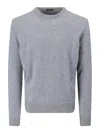 Z Zegna Cashmere Sweater In Grey