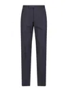 Z Zegna Tailored Trousers In Blue