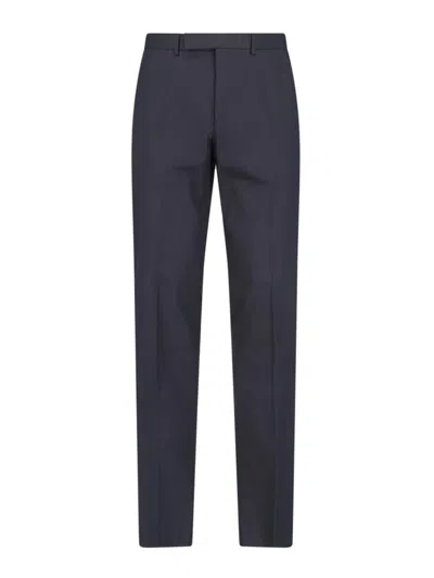 Z Zegna Tailored Trousers In Blue