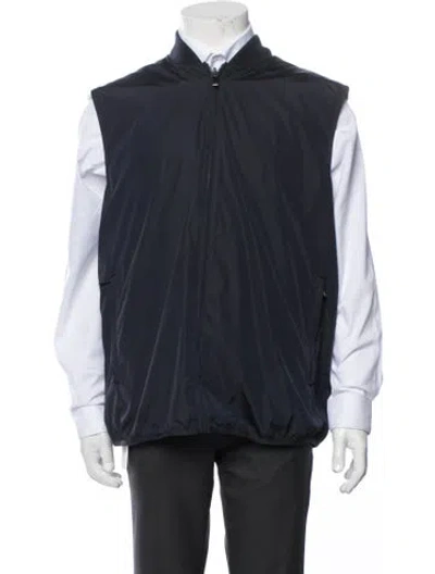 Pre-owned Z Zegna Vest In Blue