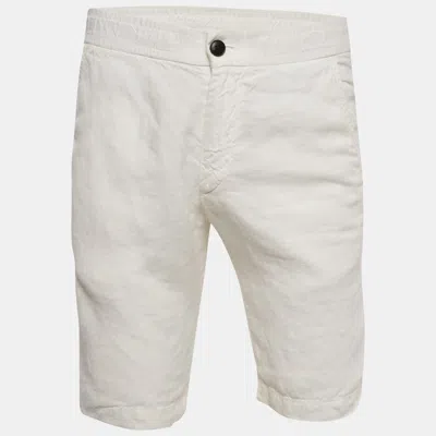 Z Zegna White Linen Short