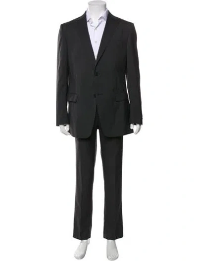 Pre-owned Z Zegna Wool Blazer In Blue