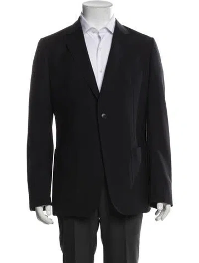 Pre-owned Z Zegna Wool Blazer In Blue