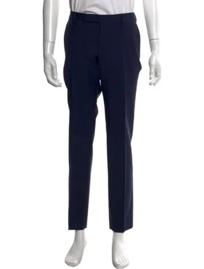 Pre-owned Z Zegna Wool Dress Pants In Blue