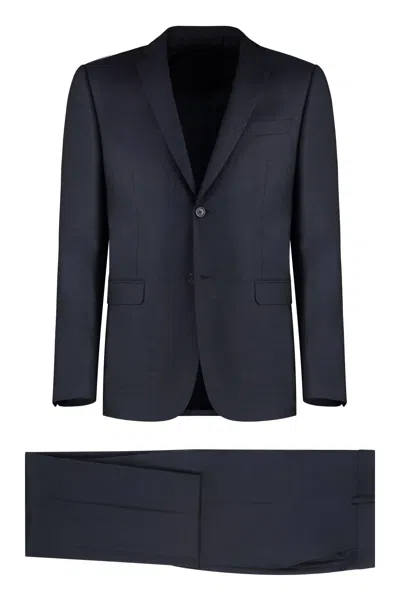 Z Zegna Wool Two-pieces Suit In Blue