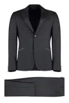 Z Zegna Wool Two-pieces Suit In Grey