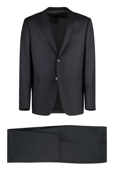 Z Zegna Wool Two-pieces Suit In Grey