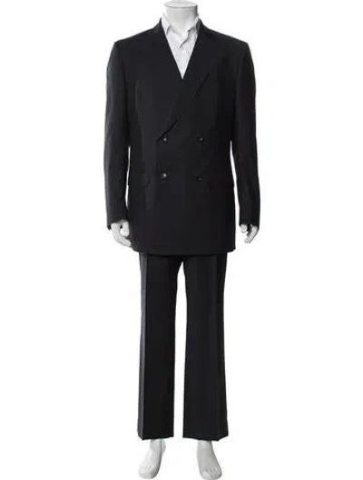 Pre-owned Z Zegna Wool Two-piece Suit In Black