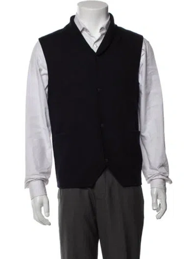 Pre-owned Z Zegna Wool Vest In Blue
