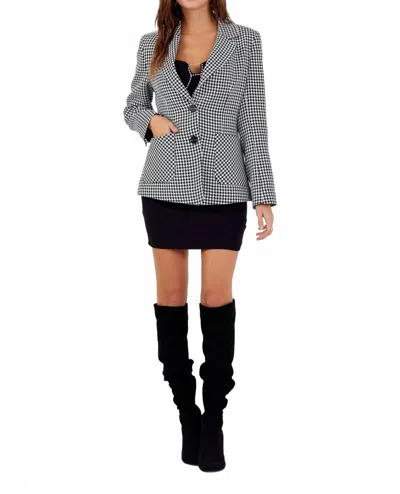 Zaalima Fashion Long Sleeve Polyester Solid Color Regular Jacket In Gray In Black