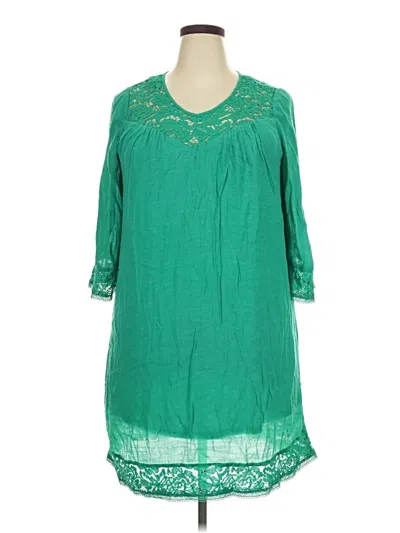 Pre-owned Zac & Rachel Casual Dress In Green