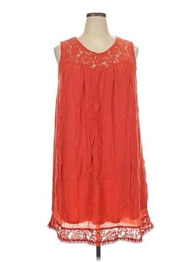 Pre-owned Zac & Rachel Casual Dress In Orange