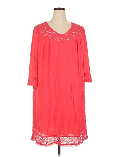 Pre-owned Zac & Rachel Casual Dress In Pink