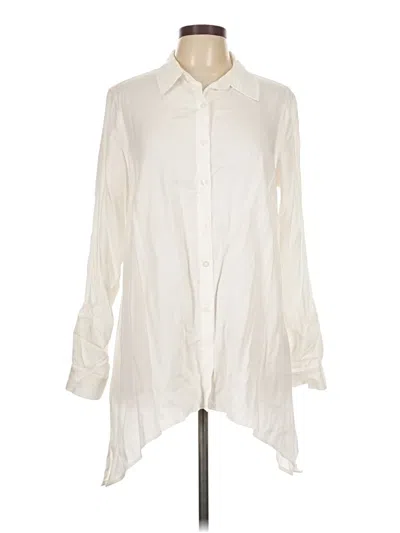 Pre-owned Zac & Rachel Casual Dress In White