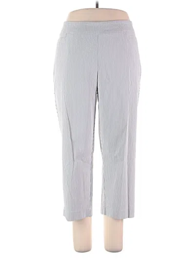 Pre-owned Zac & Rachel Casual Pants In Gray