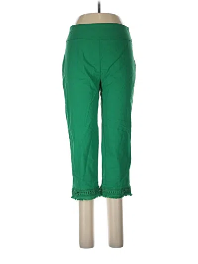 Pre-owned Zac & Rachel Casual Pants In Green