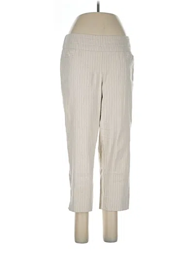 Pre-owned Zac & Rachel Casual Pants In Ivory