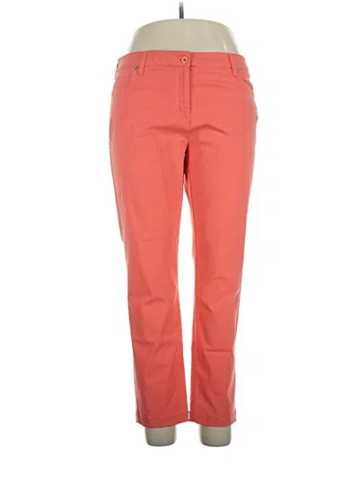 Pre-owned Zac & Rachel Casual Pants In Orange
