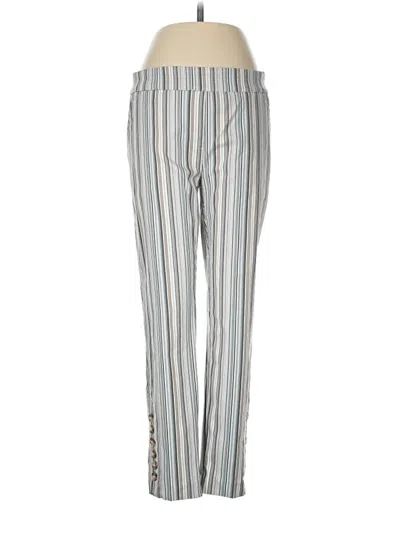 Pre-owned Zac & Rachel Casual Pants In Silver