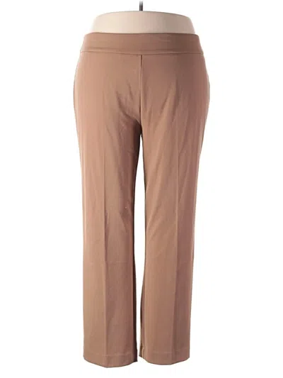 Pre-owned Zac & Rachel Casual Pants In Tan