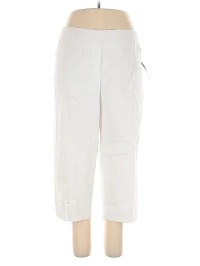Pre-owned Zac & Rachel Casual Pants In White