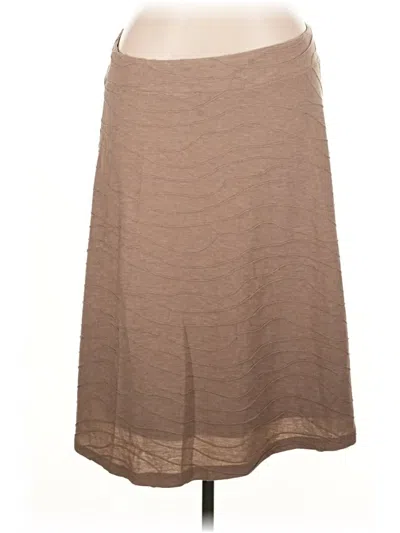 Pre-owned Zac & Rachel Casual Skirt In Brown