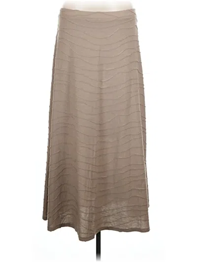 Pre-owned Zac & Rachel Casual Skirt In Tan