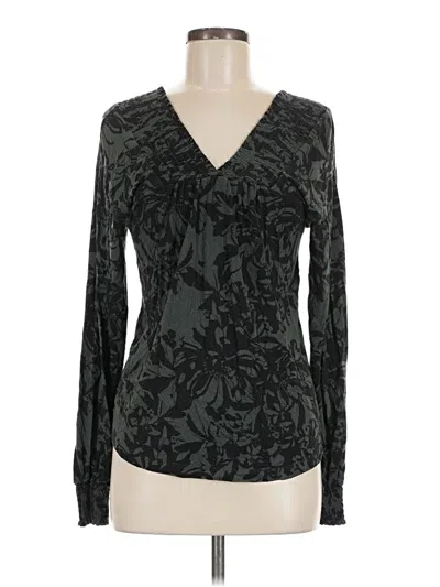 Pre-owned Zac & Rachel Long Sleeve T-shirt In Green