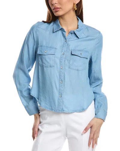 Zac & Rachel Missy Top In Blue