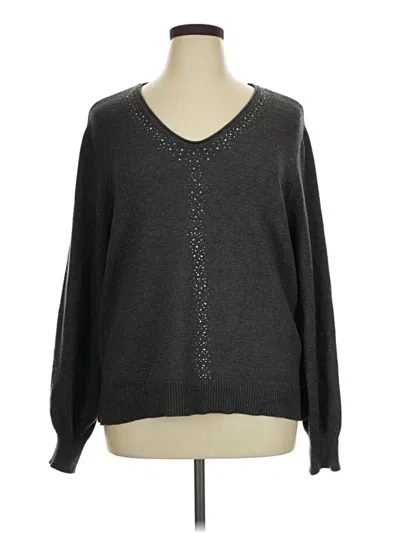 Pre-owned Zac & Rachel Pullover Sweater In Gray