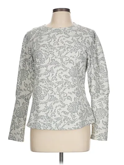 Pre-owned Zac & Rachel Pullover Sweater In Silver