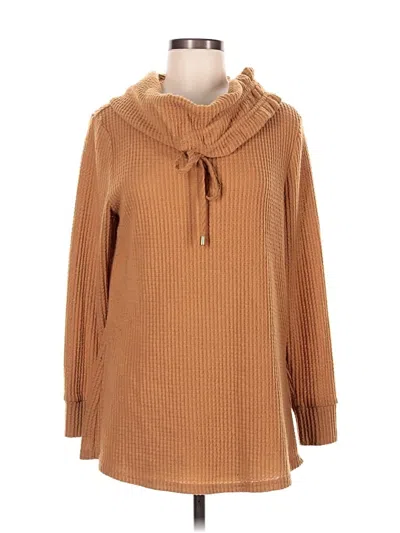 Pre-owned Zac & Rachel Pullover Sweater In Tan
