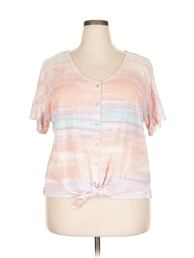 Pre-owned Zac & Rachel Short Sleeve T-shirt In Pink