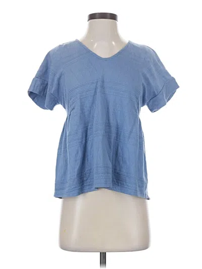 Pre-owned Zac & Rachel Short Sleeve T-shirt In Blue