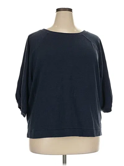 Pre-owned Zac & Rachel Short Sleeve T-shirt In Blue