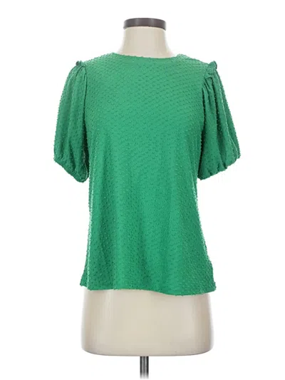 Pre-owned Zac & Rachel Short Sleeve T-shirt In Green