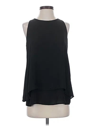 Pre-owned Zac & Rachel Sleeveless Blouse In Black
