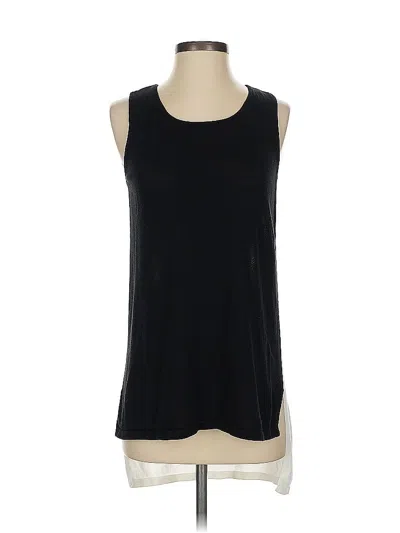 Pre-owned Zac & Rachel Sleeveless T-shirt In Black