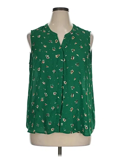 Pre-owned Zac & Rachel Sleeveless T-shirt In Green
