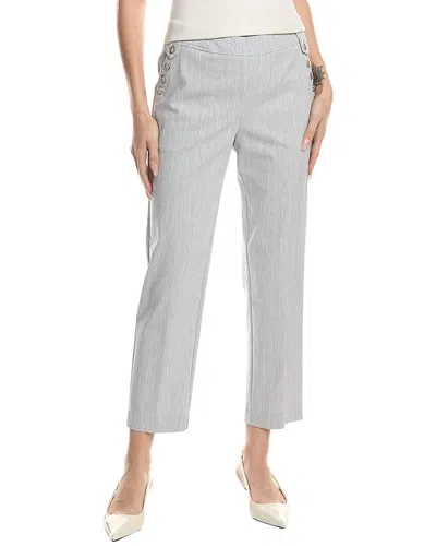 Zac & Rachel Slim Leg Pant In Grey