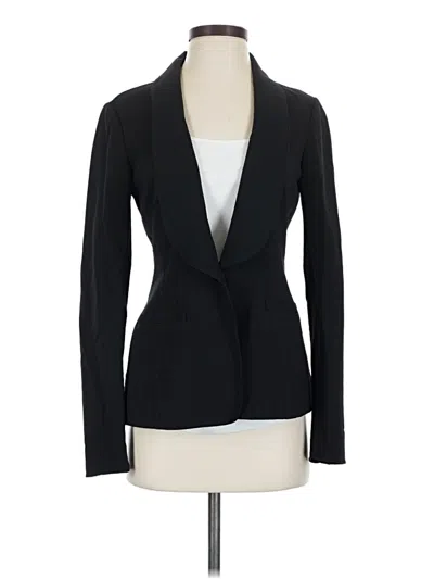 Pre-owned Zac Posen Blazer Jacket In Black