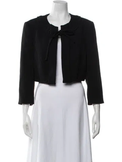 Pre-owned Zac Posen Bolero In Blue